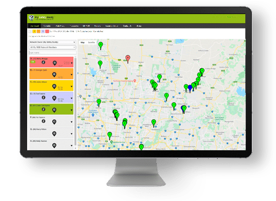 My Safety Buddy portal map